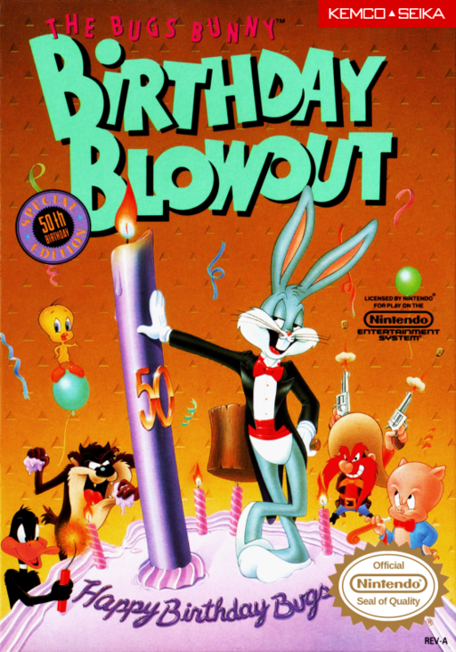 Bugs Bunny Birthday Blowout, The (USA) box art